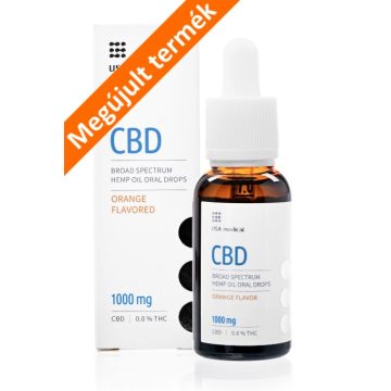  USA Medical CBD olaj 30ml 1000mg Oral Drops