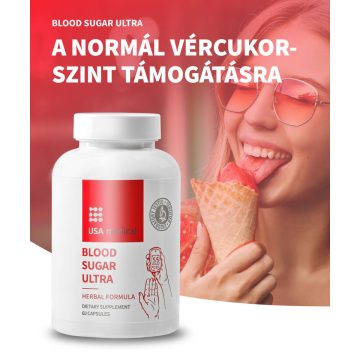   USA Medical BLOOD SUGAR ULTRA kapszula 60 db - egyensúly a vércukor szintben