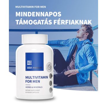   USA Medical MULTIVITAMIN FOR MEN kapszula 60 db - multivitamin férfiaknak