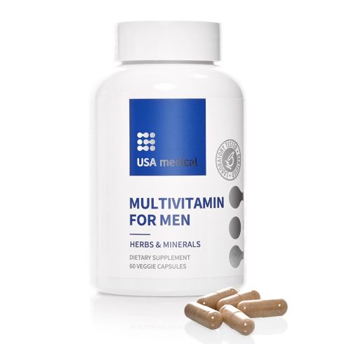 USA Medical MULTIVITAMIN FOR MEN kapszula 60 db - multivitamin férfiaknak