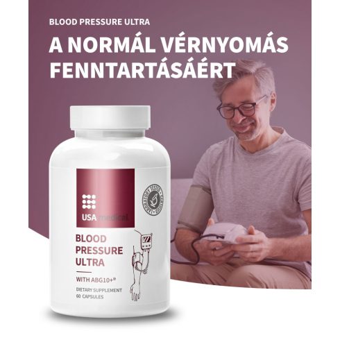 USA Medical Vérnyomás ULTRA ABG10+® fokhagymakivonat kapszula – 60 db