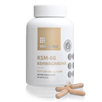 USA medical ASHWAGANDHA KSM-66 kapszula 60db