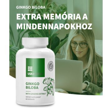   USA medical Ginkgo Biloba kapszula ginzeng kivonattal kapszula 60 db